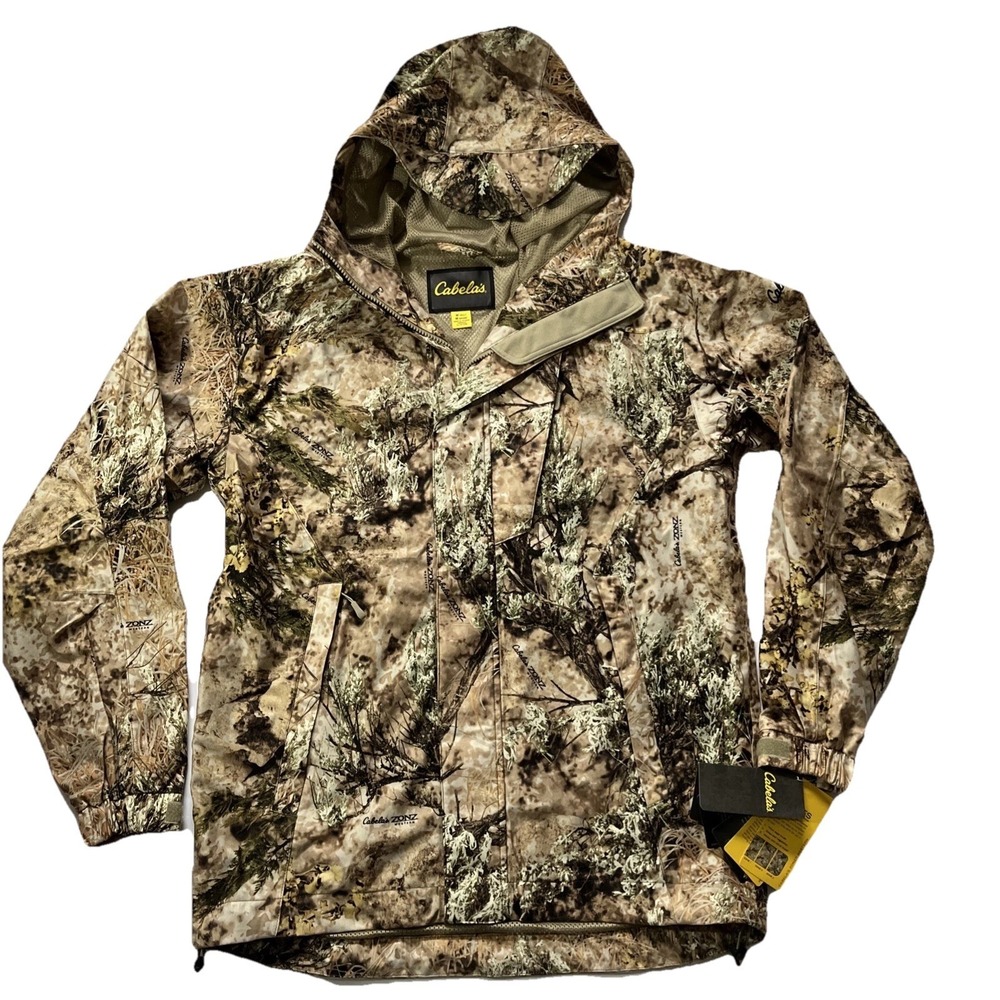 CABELA'S RAIN SUEDE Zonz Western Parka Men's Med Tall Waterproof Camo Camouflage